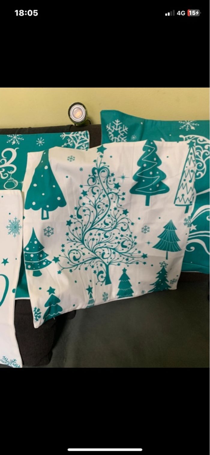 4 Housses de coussins de Noel 50X50 - photo numéro 3
