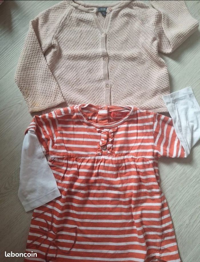 Lot de 10 vêtements fille 18 mois - photo numéro 2