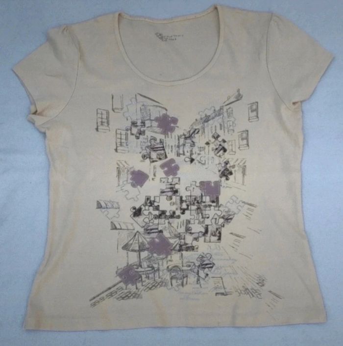 Tee-shirt manches courtes femme Armand Thiery Beebs by Kiabi