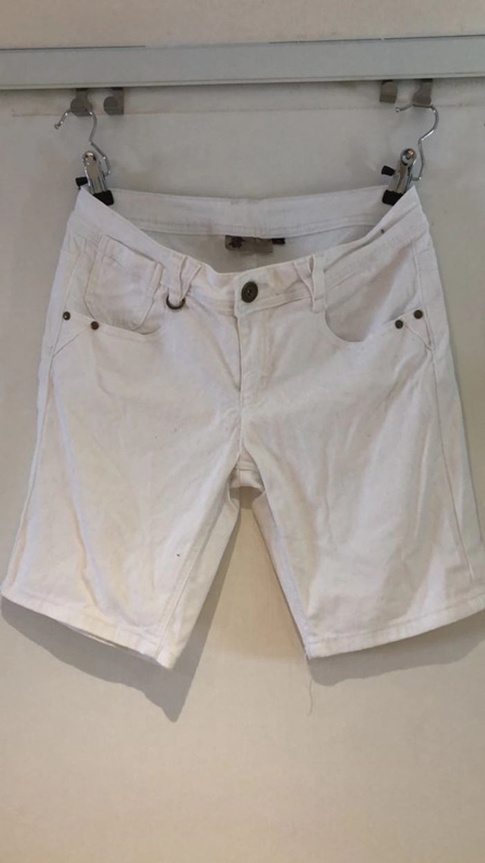 Bermuda Woman taille 38 Blanc - photo numéro 5
