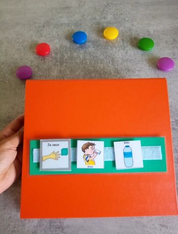 Classeur de communication pecs caa makaton 