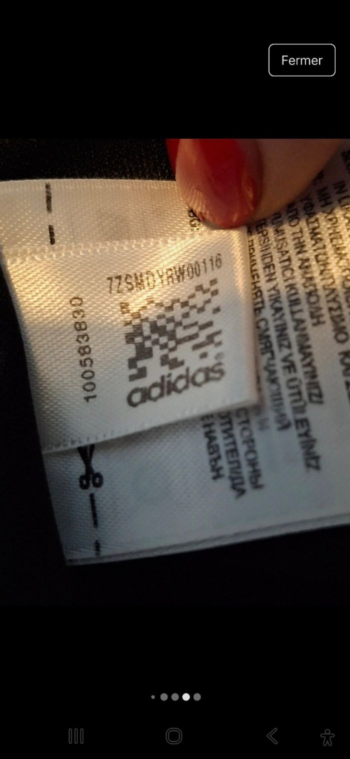 Haut Adidas M noir - photo numéro 6