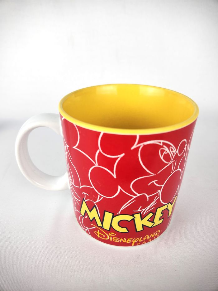 Mug Mickey Mouse Disney - Rouge et Jaune Disneyland Paris - photo numéro 3