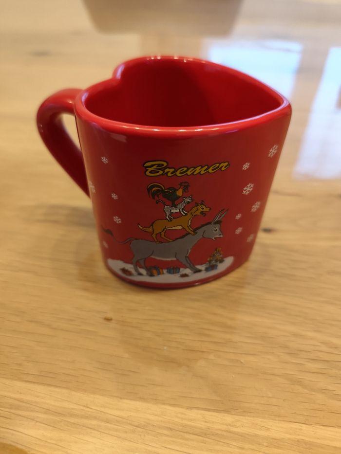 Tasse cœur rouge - photo numéro 2