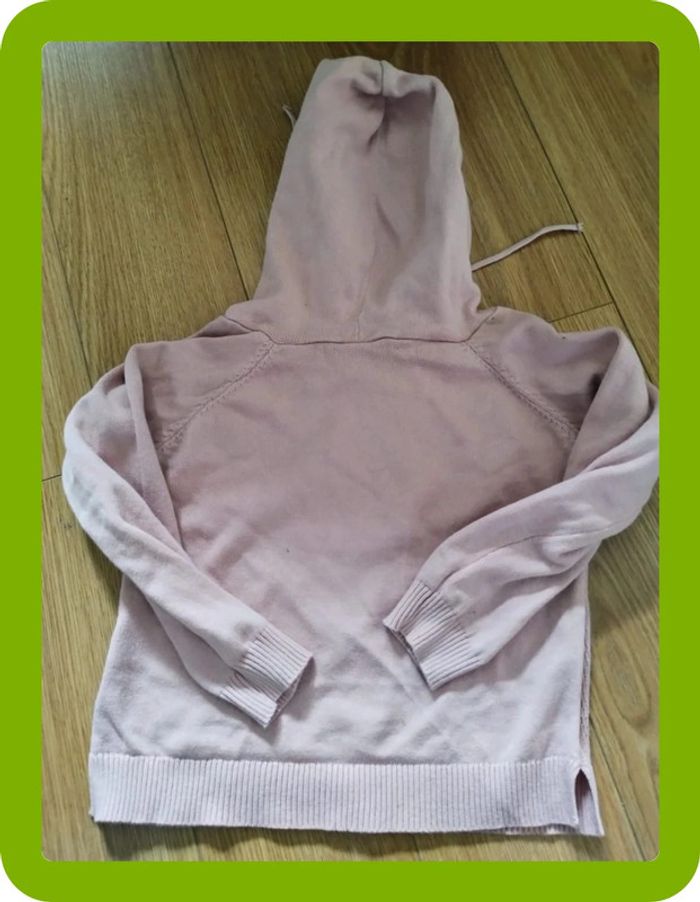 Pull fin à capuche taille 8 ans taille petit marque US jeans en très bon état - photo numéro 2