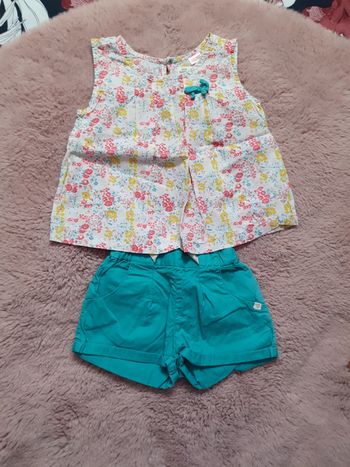 Ensemble zara été fille 18 24 mois