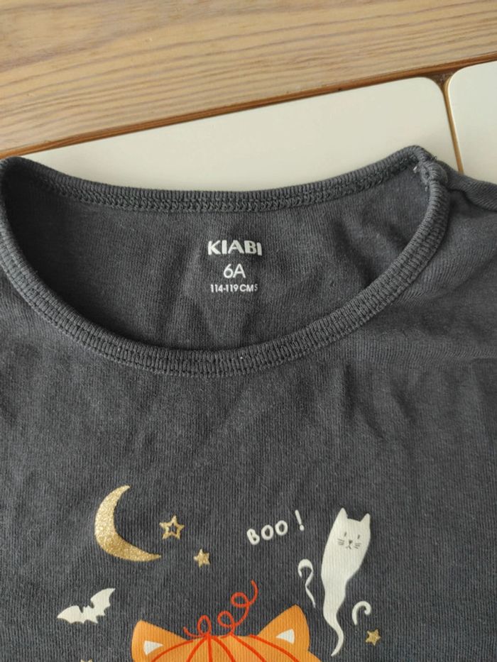Haut de pyjama Halloween Kiabi 6ans - photo numéro 2
