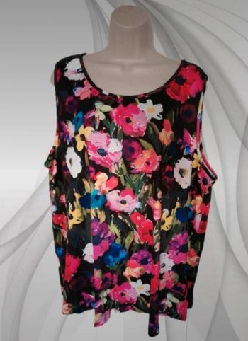 Débardeur motif fleuri