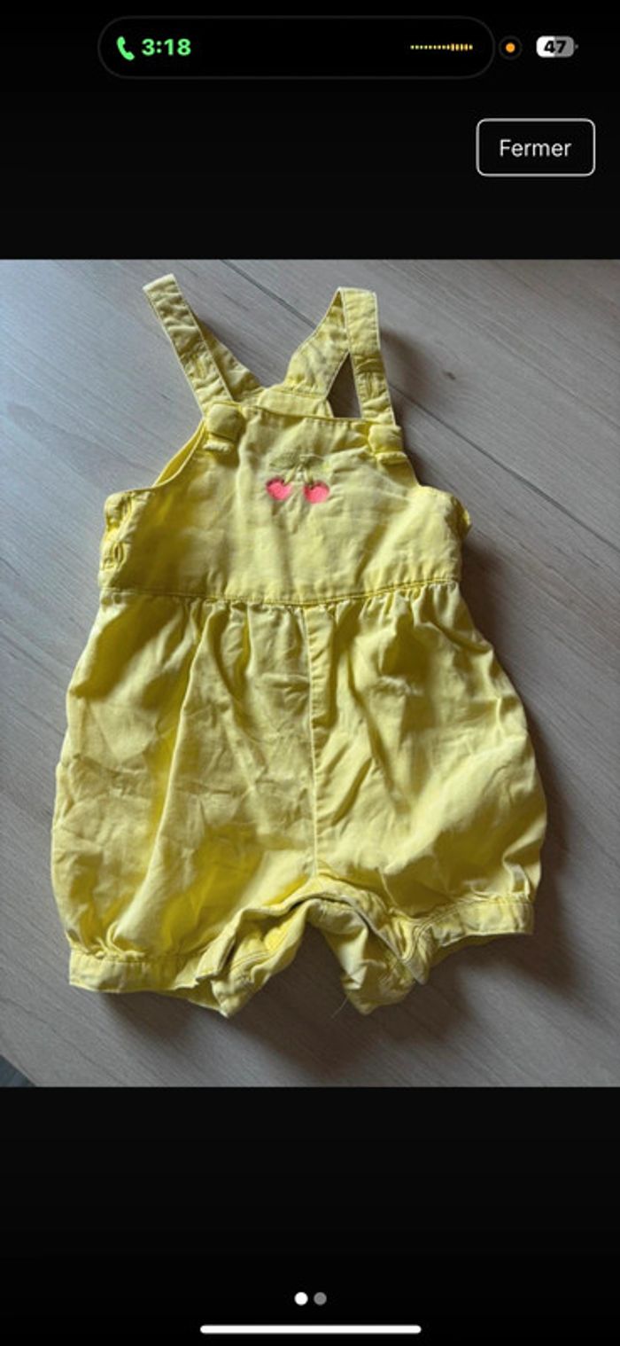 Salopette bébé fille