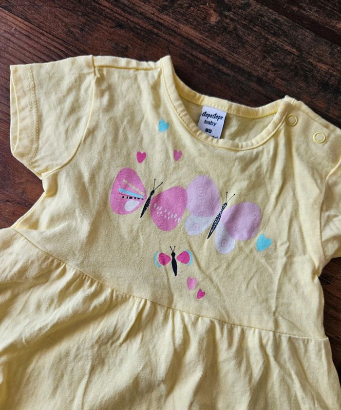 Robe jaune bébé fille 18mois - photo numéro 2