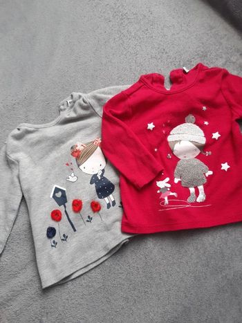 Lot de 2 petits pulls  6 mois