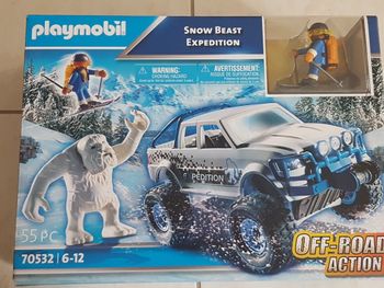 Playmobil 70532 Explorateur Véhicule avec Yeti neuf 