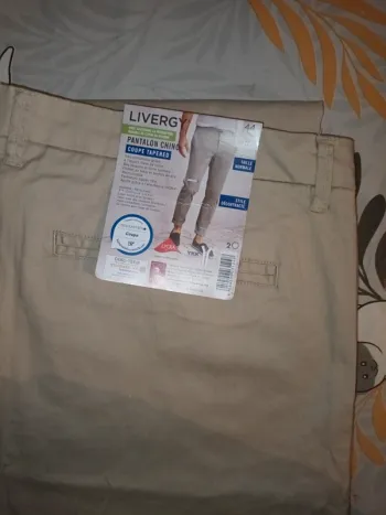 Pantalon chino coupe tapered homme taille 52