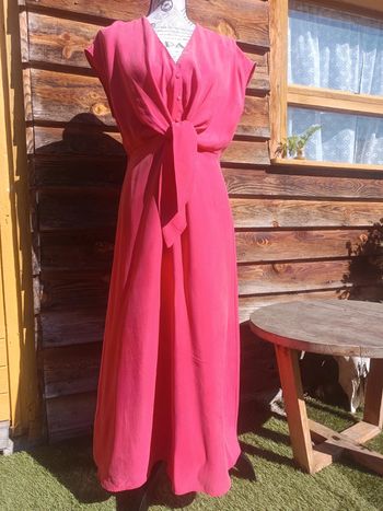 Robe longue en modal touchée soie taille M comme neuve