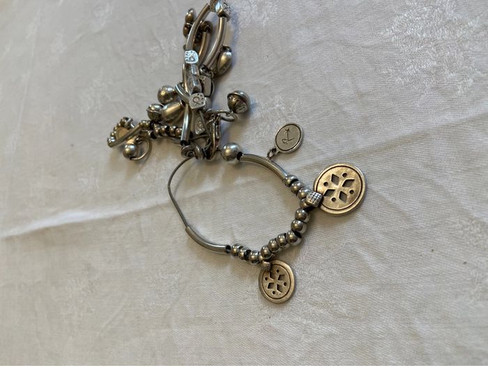 Bracelet en argent quatre rangs élastiques Réminiscence - photo numéro 17