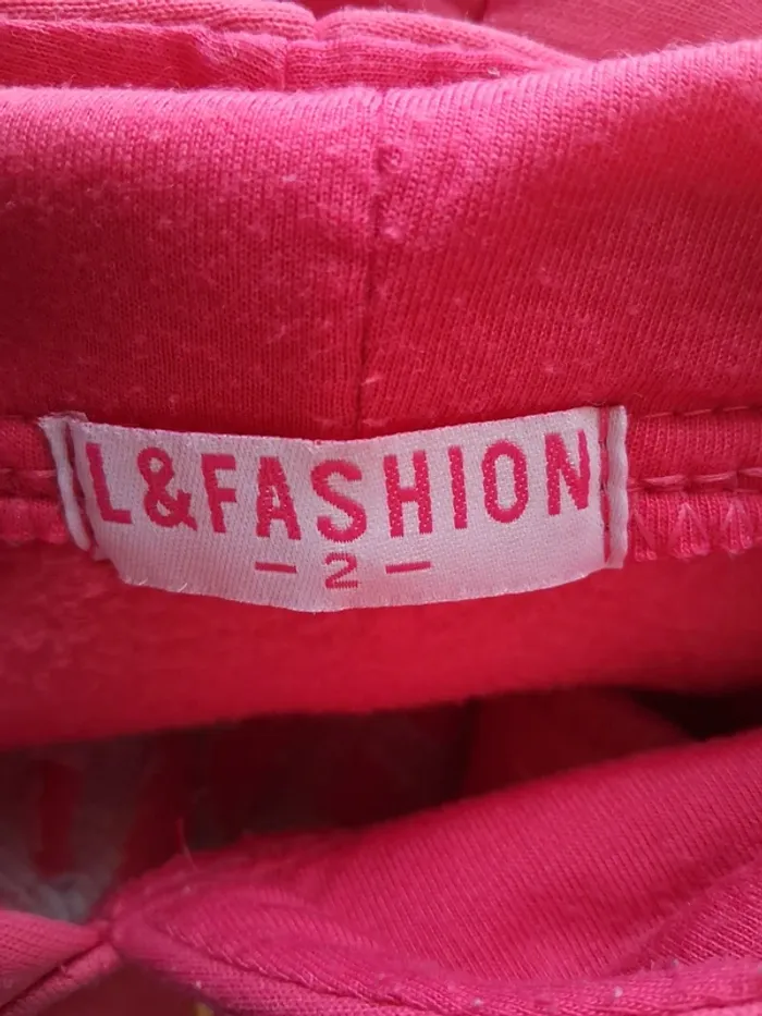 Sweat à capuche L& Fashion taille 2 ans - photo numéro 3