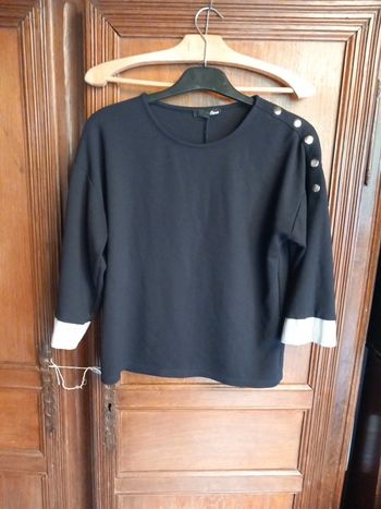 🍓Tunique polyester T40 Etam noir