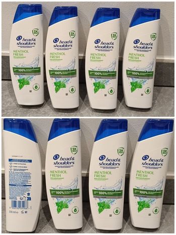 Shampooing head & shoulders menthol fresh Lot de 8 