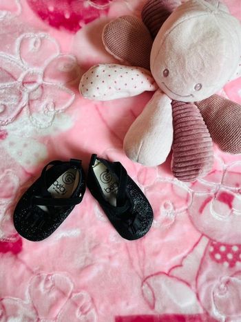 Ballerines bébé paillettes 3/6 mois