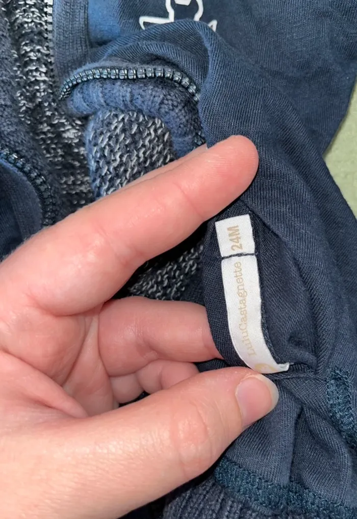 Gilet réversible lulu castagnette 2 ans - photo numéro 3