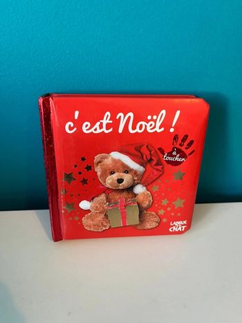 Livre à toucher bébé c’est Noël