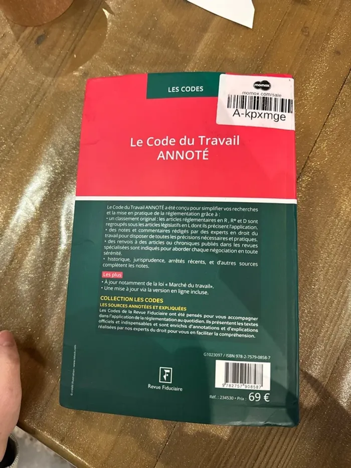 Livre le code du travail annoté 2023 - photo numéro 4