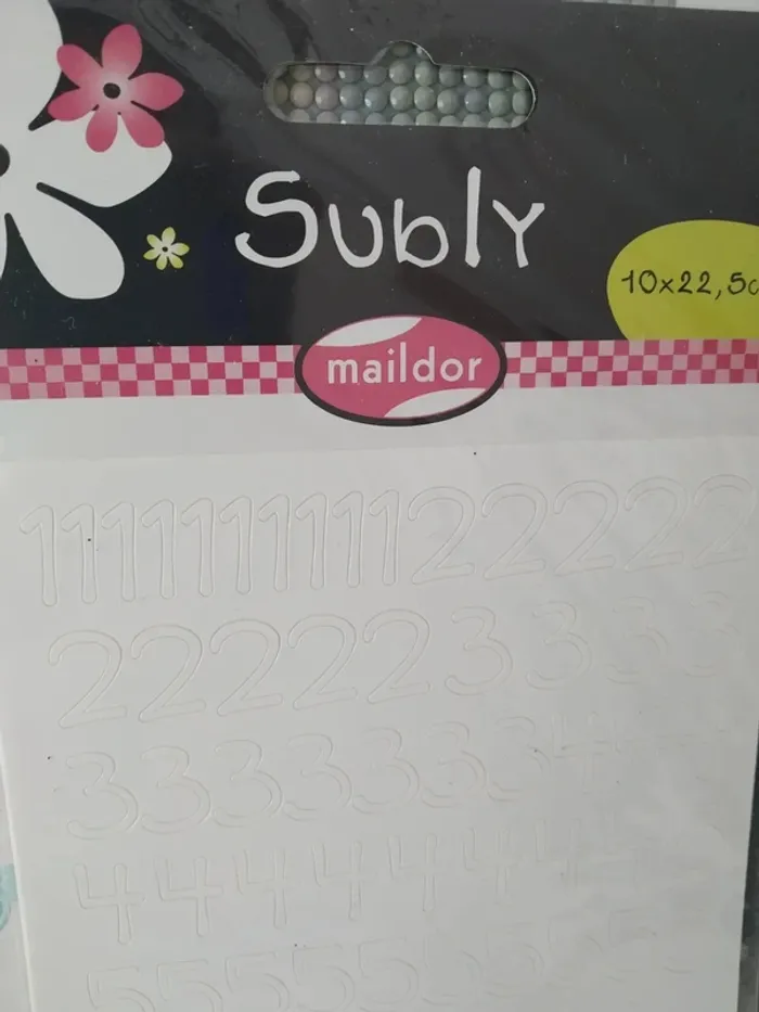 Lot de 3 planches stickers - photo numéro 2