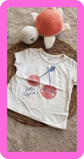 Tee shirt fille 6 mois