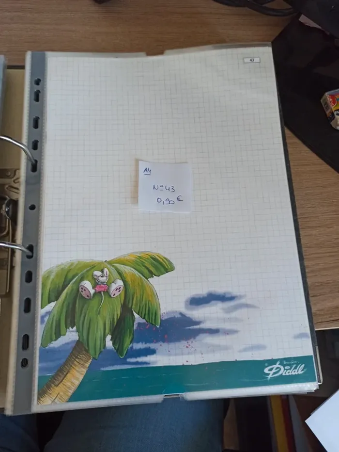 Feuille Diddl A4 43 0,90€