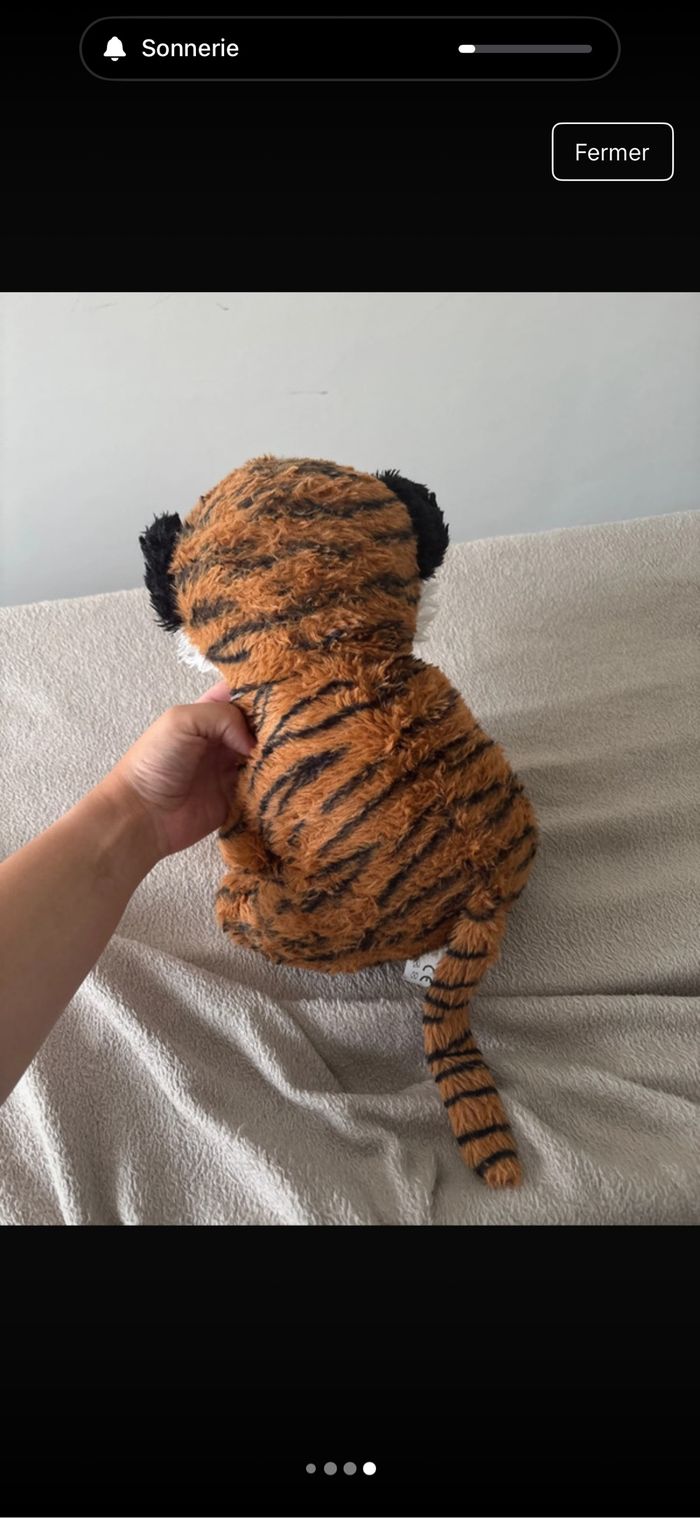 Peluche tigre - photo numéro 4