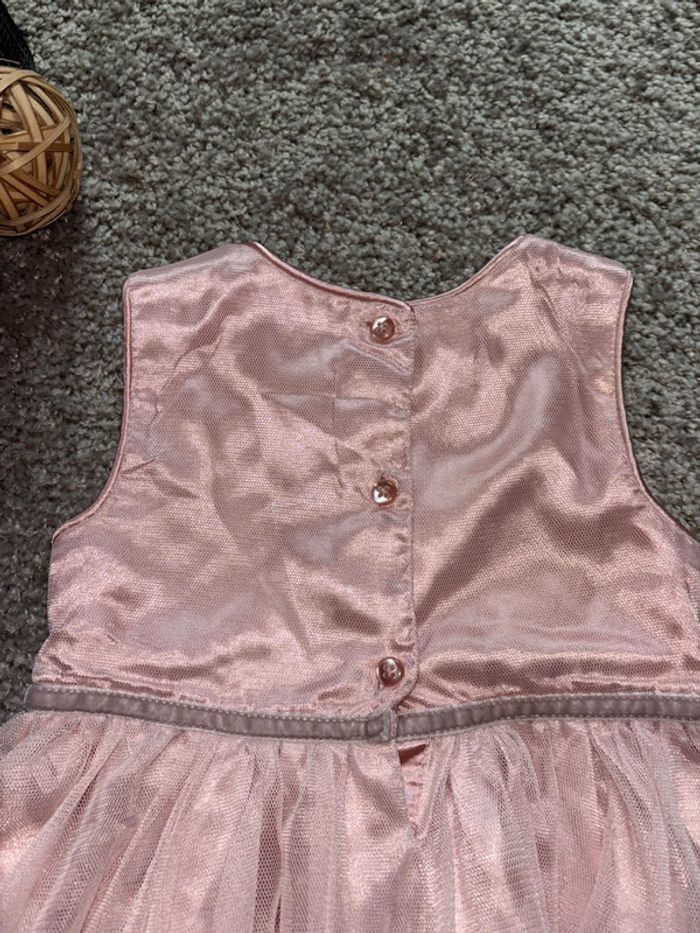 🌺Robe de cérémonie/soirée rose avec sequin et tutu en dentelle Taille 12-18mois/86cm🌺 - photo numéro 6