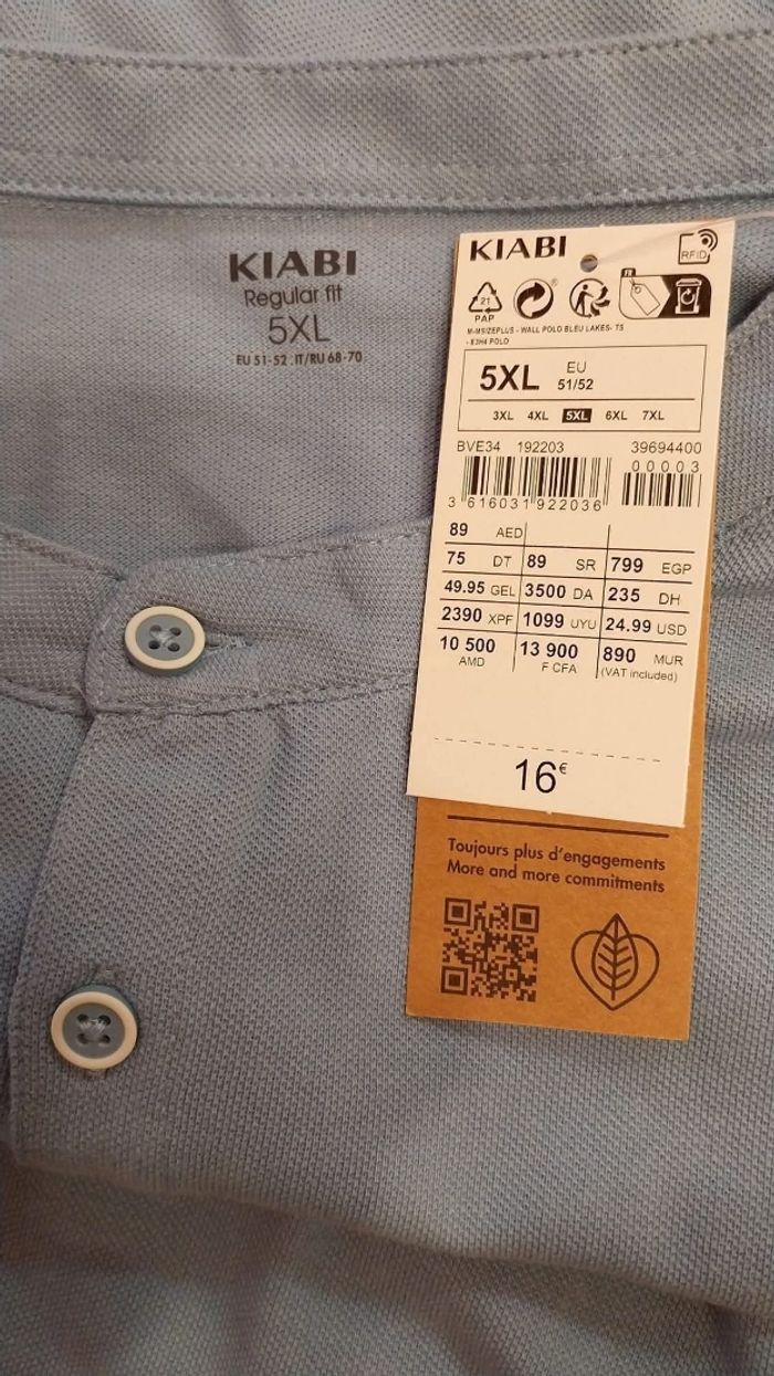 Polo homme T.5XL Kiabi - photo numéro 4