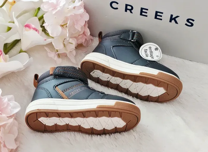 Chaussures Montantes Baskets Sneakers Sneakers Élastique Enfilage Facile Creeks T22 - photo numéro 2