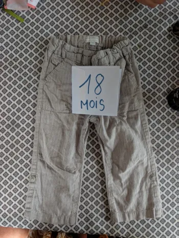 Pantalon bébé garçon 18 mois