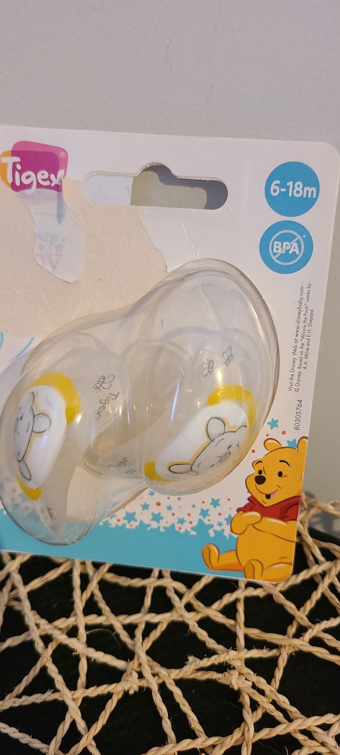 Sucette silicone winnie taille 2 Tigex