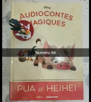 Numero94 audioconte Magique disney deagostini livre+figurine audio conte compte