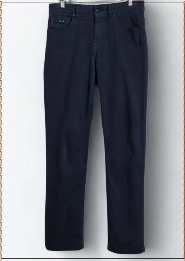 Pantalon chino bleu marine Hugo Boss Taille 40 - photo numéro 2