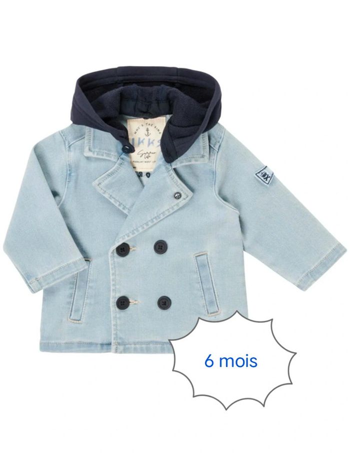 Caban avec capuche IKKS 6 mois neuf