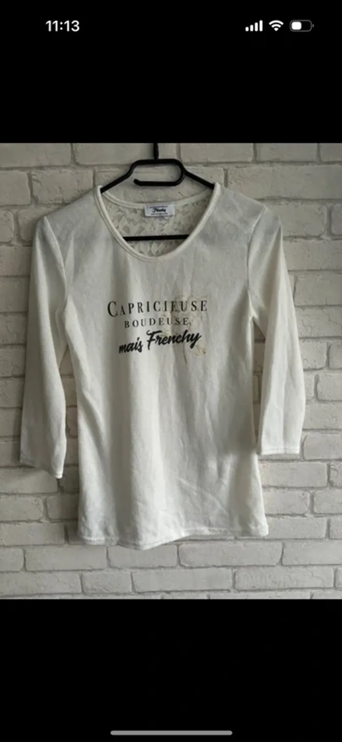 Pull fin mademoiselle frenchy taille S
