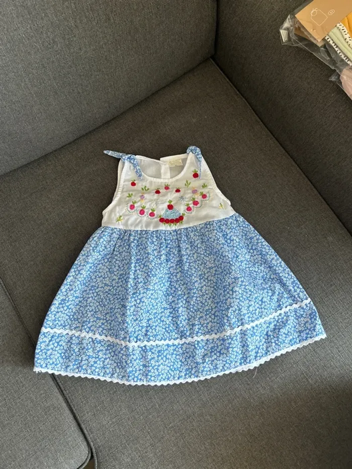Robe à fleur bébé fille, 2 ans