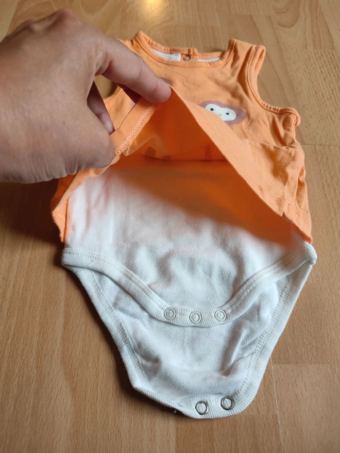 Body avec débardeur intégré Vertbaudet en 3M - photo numéro 3