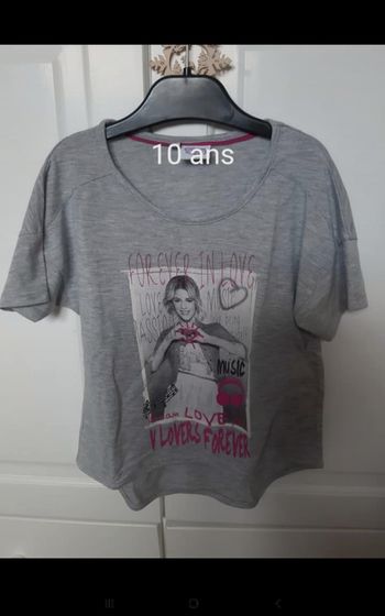 Tee shirt gris Violetta