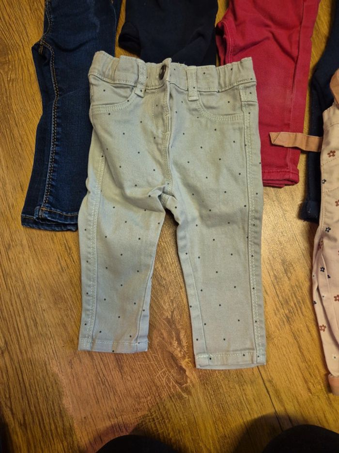 Lot pantalon 9 mois fille - photo numéro 6