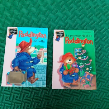 Lot 2 livres Paddington Bibiothèque Rose