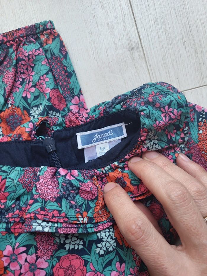 Sublime robe liberty jacadi 6ans neuve - photo numéro 6