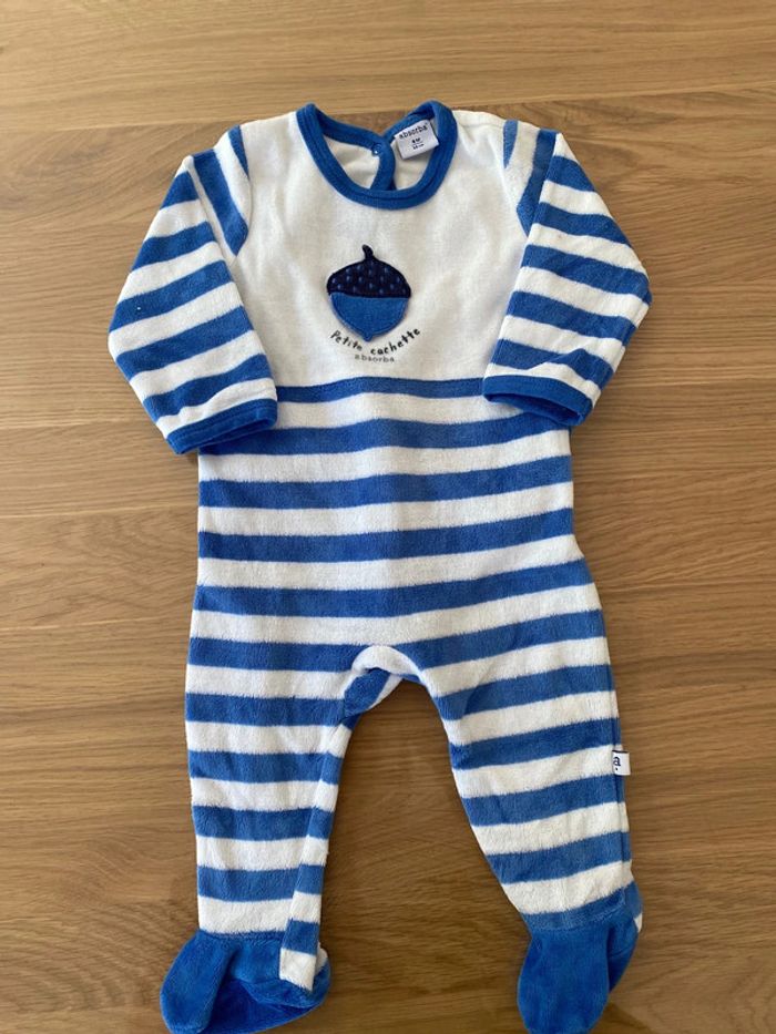 Pyjama velours 6 mois Absorba