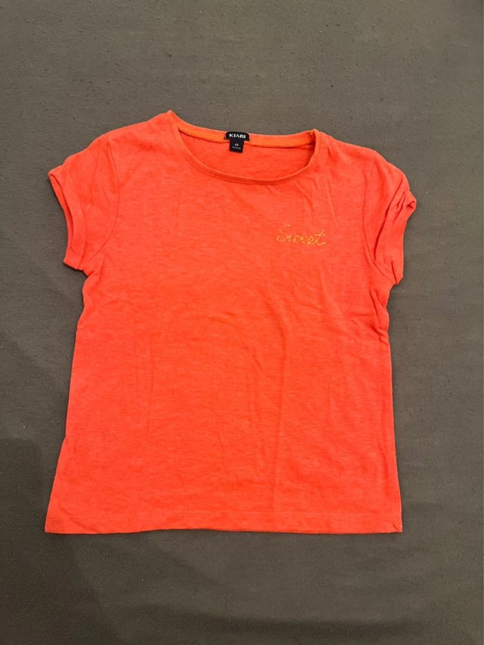 T-shirt corail