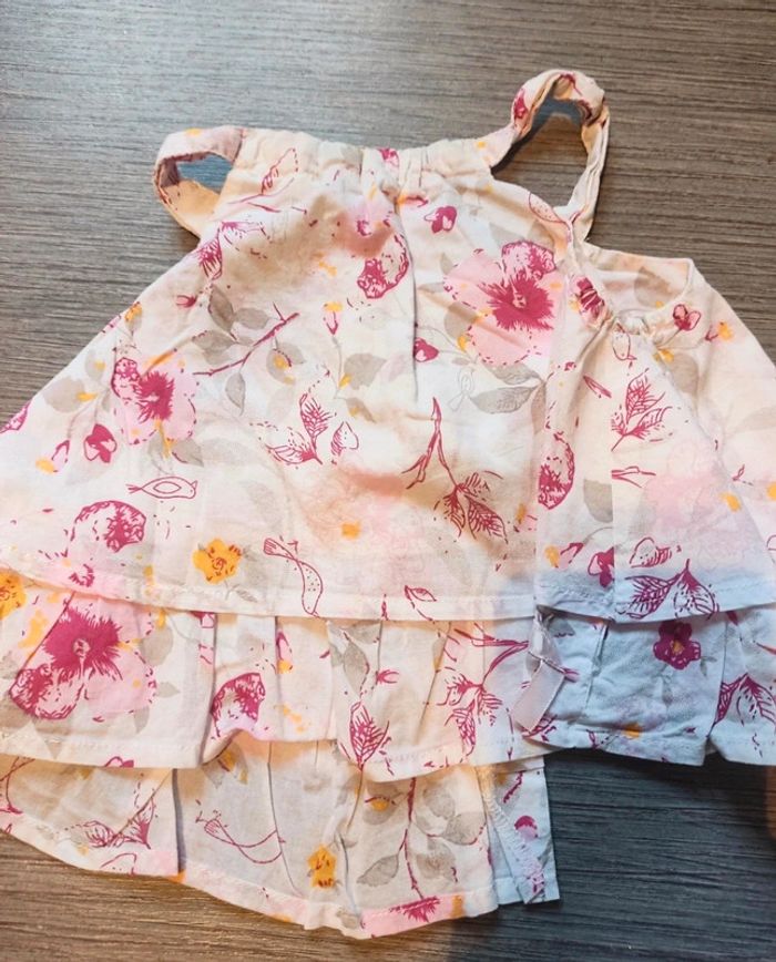 Robe fleurie sucre d'orge