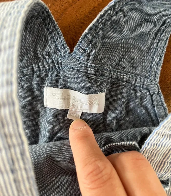 Salopette short 18 mois Cadet Rousselle - photo numéro 4