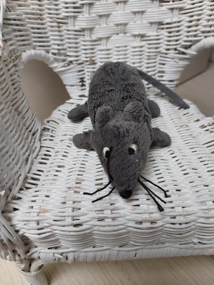 Ikea - peluche souris grise - photo numéro 2